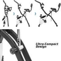 Kardio vježba Bicikl Izuzetno široko podstavljeno sjedalo, sklopivi dizajn za skladištenje - vježbanje