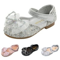 Leey-World Baby Sandale Girl Pearl Bow Princess Cipele Proljeće i jesenska djeca Ne klizne ravne cipele