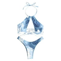 Optivno odijelo za žene Žene Čvrsto push up High Cracy up halter bikini set kupaći kostimi Halter kupaći