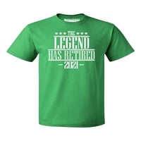 & B Legenda je umirovljena smiješna muška majica, XL, zelena