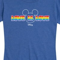 Disney Pride - Ljubav je ljubav - izgled Mickey - Ženska grafička majica kratkih rukava
