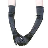 Rukavice za modne tiskanje Žene modne čvrste boje Unizno rukavice Party Vintage duge performanse uskim