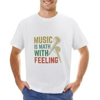 -Shirt Music je matematika sa osjećajem handsfree-a uniziranim tee