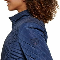 Tommy Hilfiger Dame Diamond Quilted jakna, mornarica XS