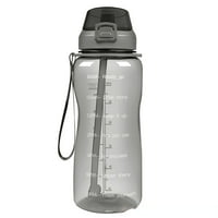 74oz motivacijska boca s vremenskim markerom i slamom, trijanca otporan na propuštanje BPA, besplatan