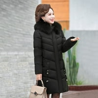 Giligiliso ženska jakna od poliestera odijeva zimsku plus veličinu srednjeg matičnog pamučnog kaputa