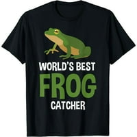 Najbolji svjetski žablje Hvatač poklona dječaka Dječja majica Frog Hunter Majica