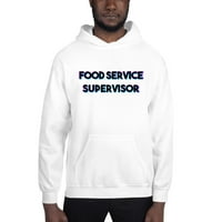 Nedefinirani pokloni 2xl Tri Color Food servis Supervizor Hoodie Pulover Duweatshirt