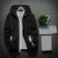 Zunfeo bomber jakna za muškarce - ležerna čvrsta kornjača slim fit vanjska jakna zip-up s kapuljačom