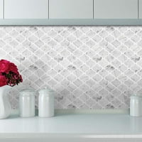 Goodhd 3D samoljepljive kuhinjske zidne pločice Kupatilo Mozaik naljepnica za škakljive i stick