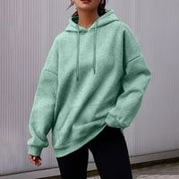 Pad džempera za žene prevelizirane džempere za žene jesen i zimska pulover pulover dukserice s kapuljačom
