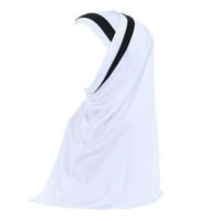 Wefuesd hidžab dvostruka petlja klizanje na šal povucite preko krepe zgodne šal marame