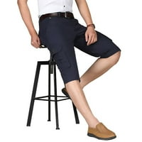 Muški teretni kratke hlače opuštene fit ripstop kapri hlače