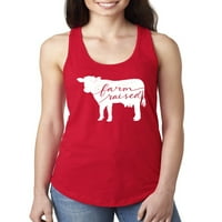 Divlji Bobby, farma podignuta kravlje životinjske ljubavnice dame, trkački tenk, crveni, X-veliki