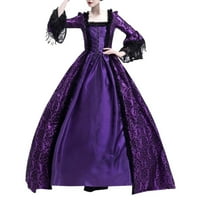 Ženska victoria kostim čipka Vintage srednjovjekovna maxi haljina princeza duga haljina od rukava renesanse