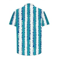 Odeerbi Muška ljetna havajska majica Grafička plaža T-majice 3D Štampanje kratkih rukava Majica Modna