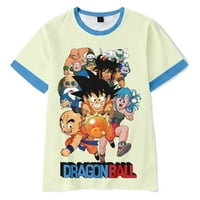 Dragon Ball Anime majica Cosplay košulje Crewneck 3D Print Kratki rukav za muškarce i žene