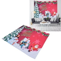 Božićna tapiserija, višenamjenska zidna tapiserija poliesterska vlakna za spavaonica za festival za