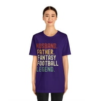 Muž otac fantazija fudbalske legende smiješan suprug tata, smiješna nacrta majica
