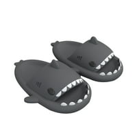 Papuče morskih pasa za žene muškarci smiješni morski pas protiv klizanja Novost otvorenih nožnih prstiju,