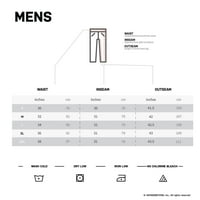 Muška moda Slim Fit Shiped Chiped patentne patentne pantne traperice traperice