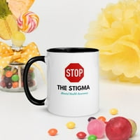 Zaustavite šalicu stigme s bojom iznutra