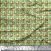 Soimoi Poly Georgette tkaninski muzički zvučni valni linijski kosširiranje Šiveno šivanje tkanine dvorište