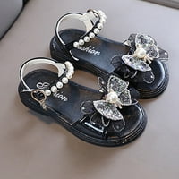 Niuredltd Summer Princess Shiny Bow čvorove cipele za djecu Otvori nožni prste dječje cipele veličine