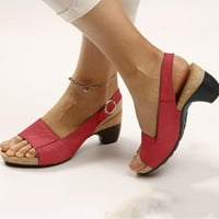 Sandale o klirensu, ljetne sandale Udobne elegantne cipele s niskim komadama Žene Ljetne guste pete