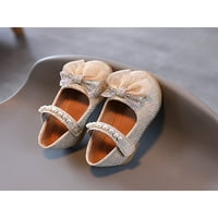 COLISHA KIDS MARY JANE sandale za gležnjače Haljina Obuća Comfort Flats School Protukliznute princeze Bowknot Gold 2Y