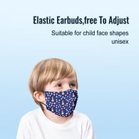 Slatka engleska špringer španijel grafički ispisani krpa za licu maske za prekraju za prekrajanje za djetetu