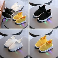 Dječje LED svjetlosne čarape cipele Fly tkane prozračne svjetlosne talnice casual cipele