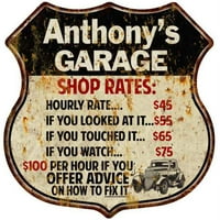 Anthony's Garage Cipete potpisuju poklon metalni znak 211110019025