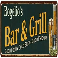 Rogelio's Bar i roštilj Poklon znak Man Cave Decor Poklon 206180055438