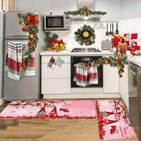 Valentinovo kuhinjski tepih s kuhinjskim tepihom za pranje jastuka Udobni kuhinjski tepih