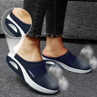 Yinguo Knit mrežice klizne cipele za žene klizanje zračnog jastuka na ortopedskoj cipelama za hodanje