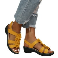 Akiirool Dression Sandale Žene Udobne ženske ravne sandale Modni Rhinestone ravne sandale sa gležnjačkim