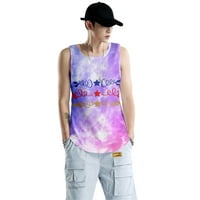 4. jula Ležerne majice, okrugli vrat bez rukava za muškarce 3D print T majice muškarci poklon majica,