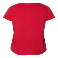 MMF - Ženska majica Plus V-izrez, do veličine - zagrljaj prodavač W Heart