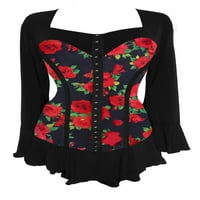 Usudite se nositi viktorijanske gotičke boho žene korzetta corset top s - 5x