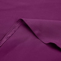 Simplmasygeni Žene vrhovi ljetne čišćenja Ženske ljetne košulje Zip Ležerne prilike TUNIC V-izrez za