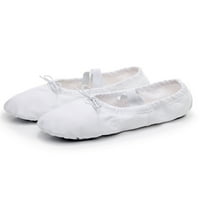 ROTOSW Unise plesne cipele Split Split Sole balet papuče udobne platnene papuče stanove Ples punkiranje