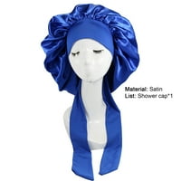 Xinwanna čvrsta boja Fau svilena satena visoka elastična traka za kosu za kosu za spavanje kapa za kosu