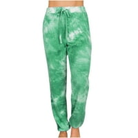 Žene Udobne ravne široke noge Labavi džep Tie-boje gradijentne pantalone Hot6S4486080