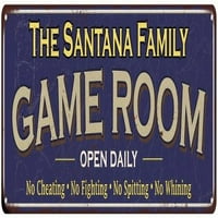 Obiteljska igra Santana Blue Game Metal znak 106180037774