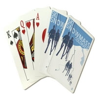 Snowmass, Kolorado, Skijaška vučnica, Press Lantern, Premium Igranje kartice, Paluba za karticu s jokerima,