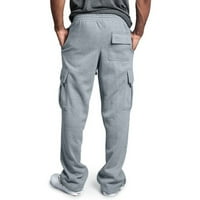 Caicj muške hlače Muški jogger duksevi prozračne trke za teretanu mrežne hlače otvorena dna GY2,4xl