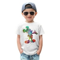 Crew roditelj-dječja odjeća ljetna majica, Mickey Mouse i Donald Patka Ispis kratkih rukava, modni i