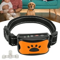 Punjivi ovratnik za pse, ovratnik za lajanje pasa USB punjiva vodootporna podesiva vibracija inteligentna