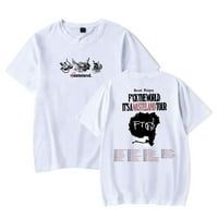 Brent Faiyaz T-majice F * ck the World To je Wasteland Tour Merch Print Tee Unise Moda Smiješna casual